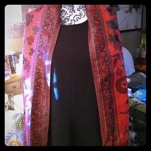 Susan Graver Multi-sided pashmina scarf.